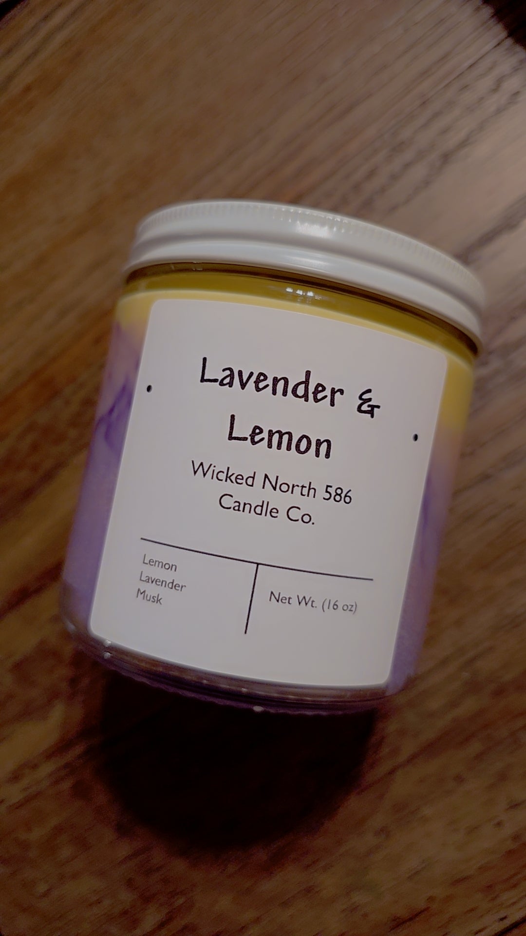 Lavender & Lemon Candle
