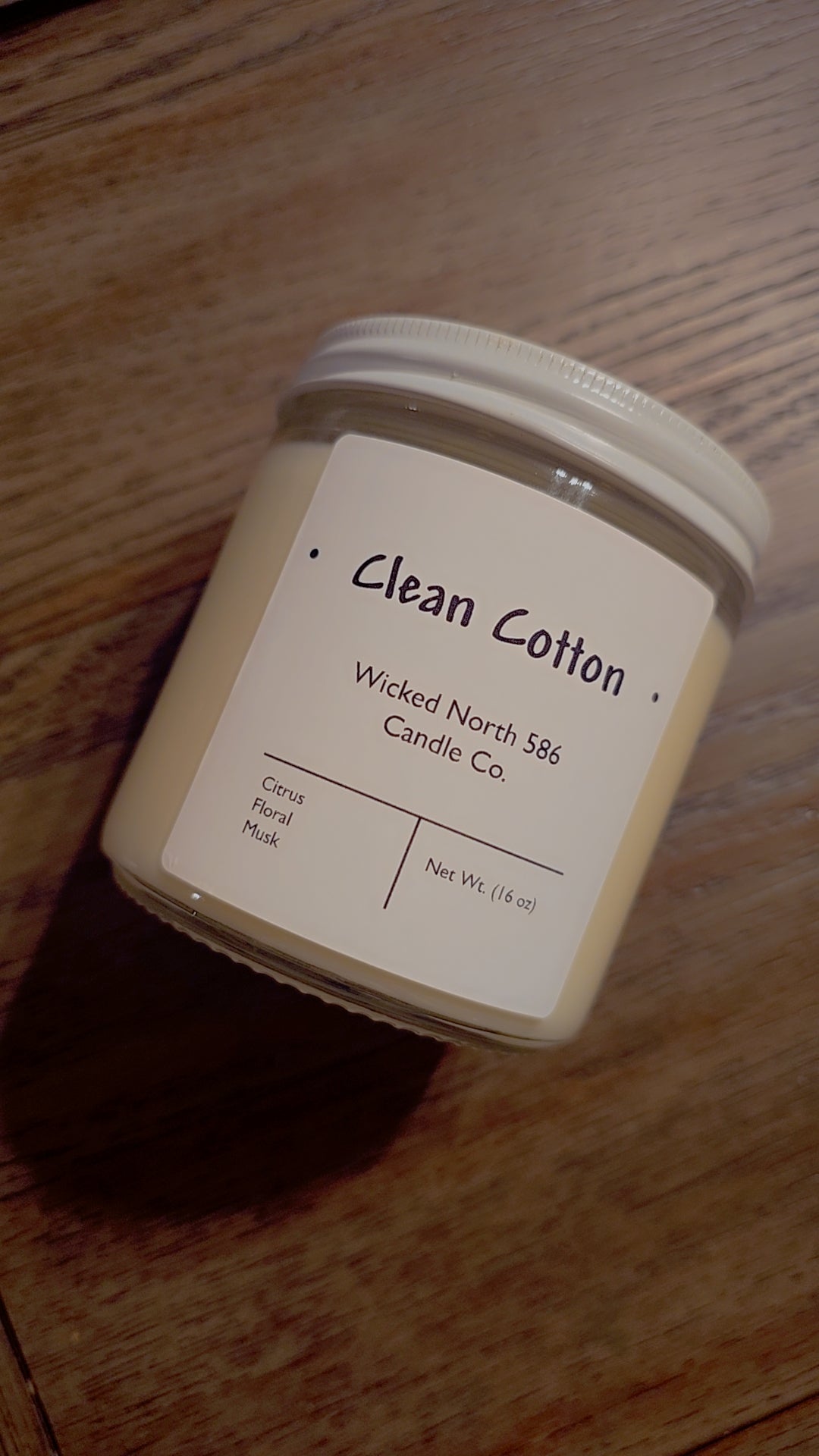 Clean Cotton Candle