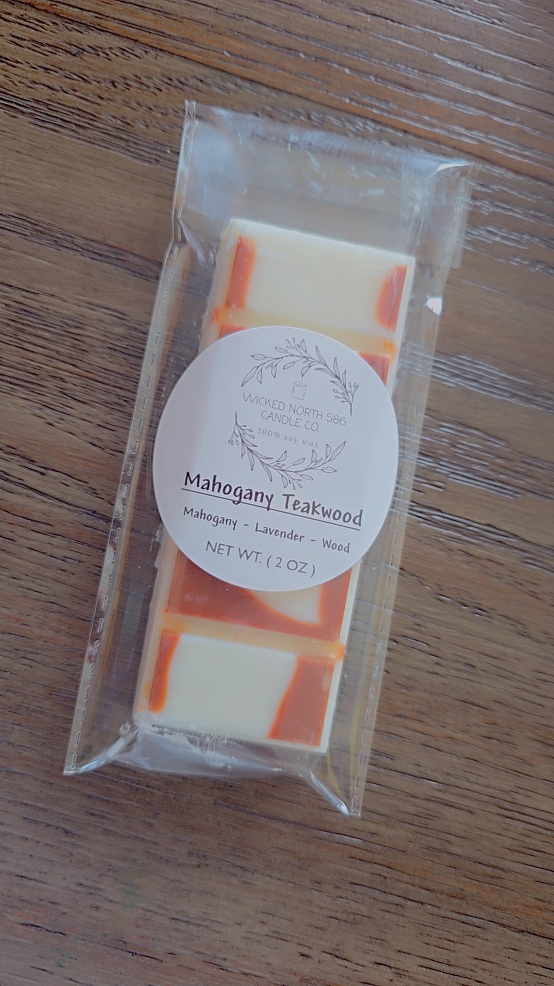 Mahogany Teakwood Wax Bar