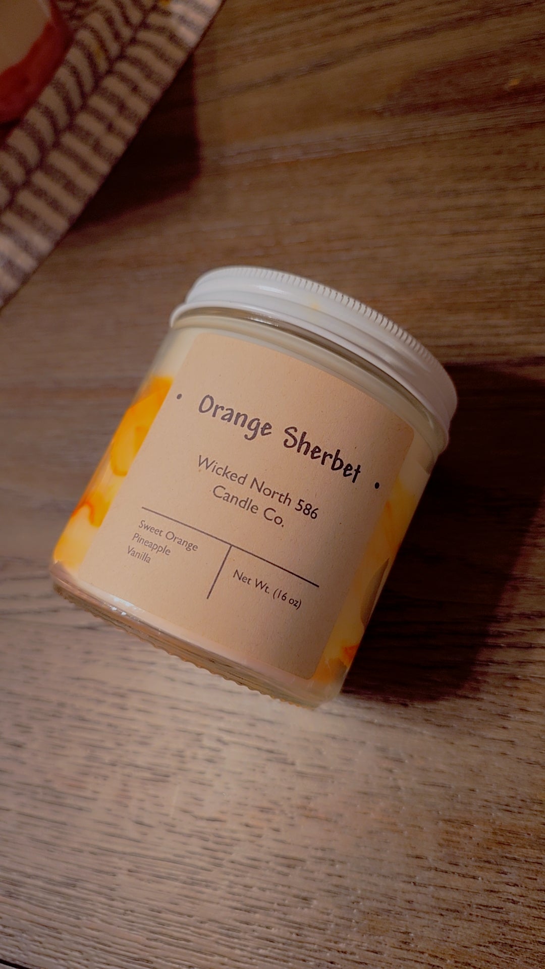 Orange Sherbet Candle