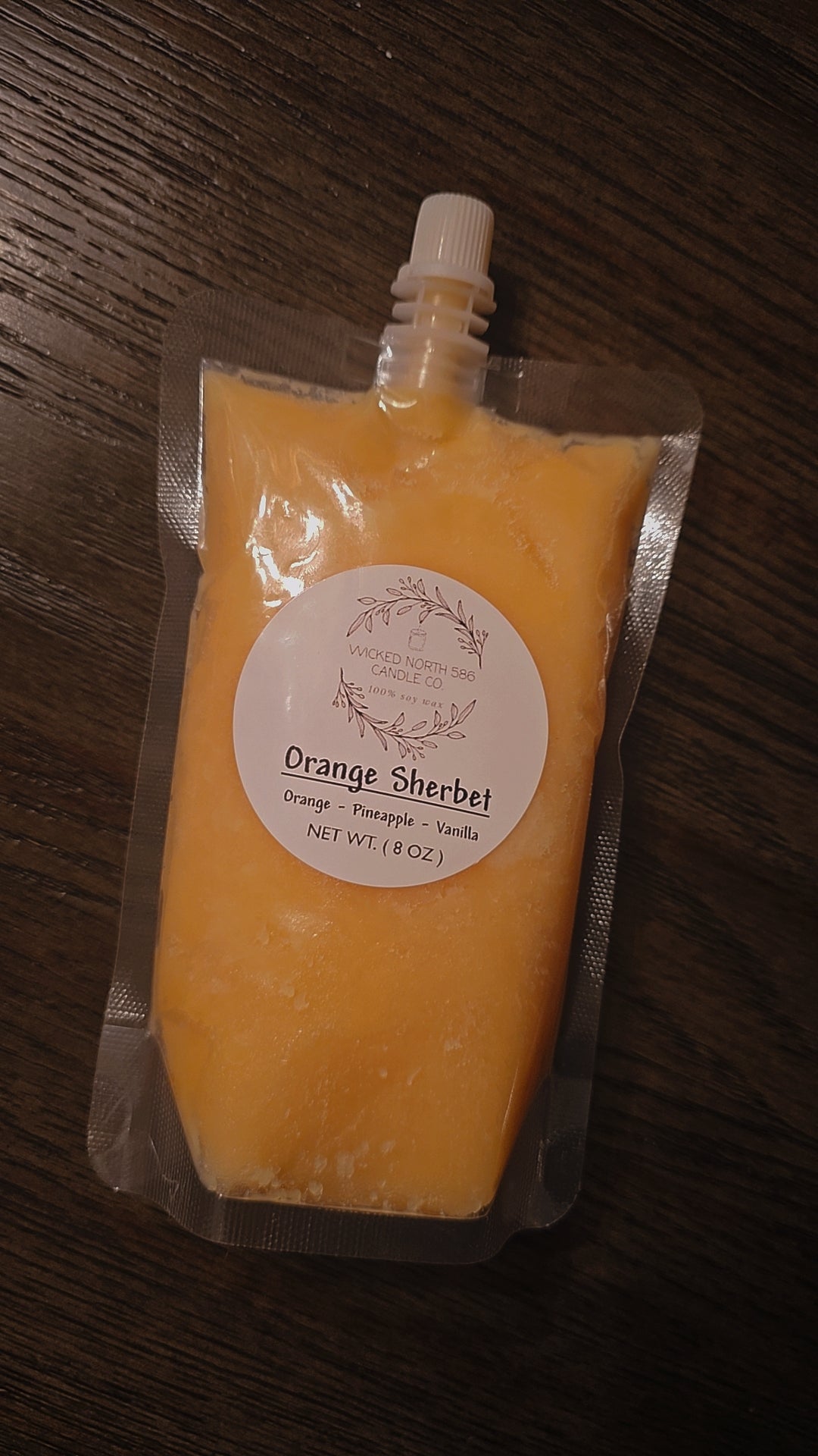 Orange Sherbet Squeezie