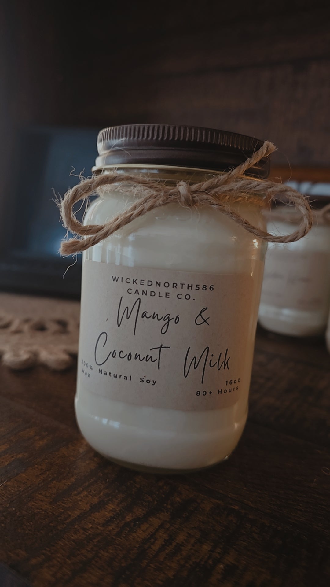 Mango & Coconut Milk 16oz Candle